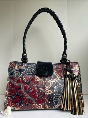 Patricia Nash Italian Leather Shoulder Bag